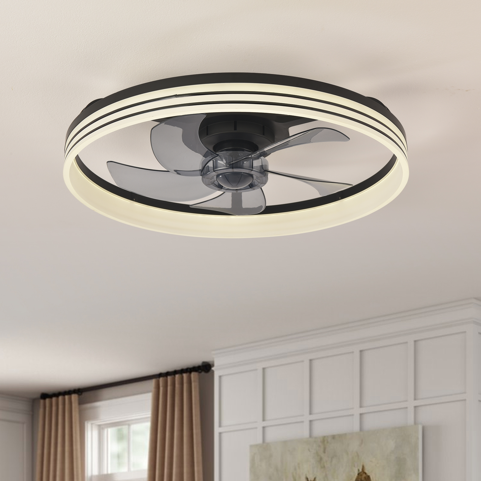Smart Ceiling Fan with Lights  - Smart Home Ventilation System บทวิจารณ์และราคา