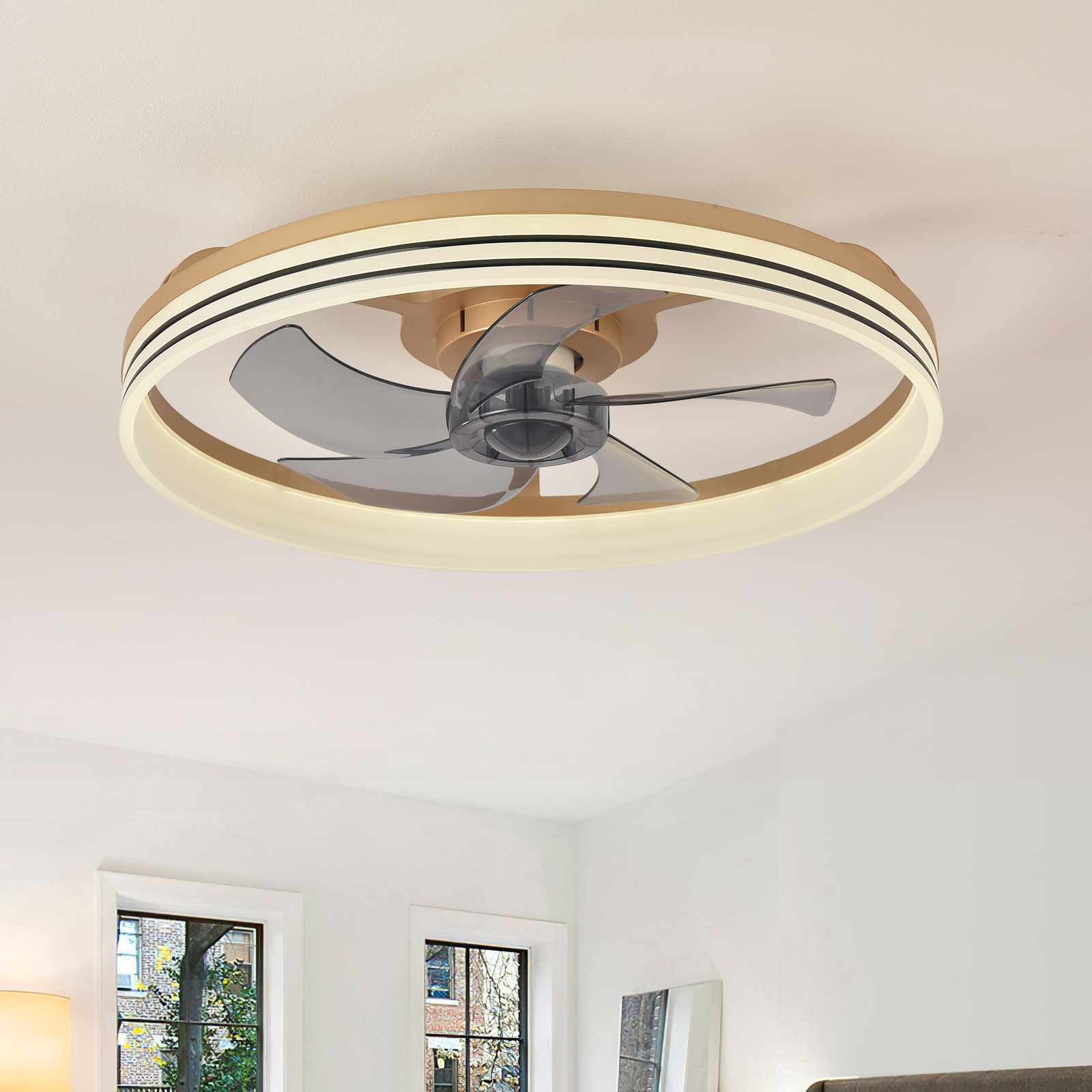 Smart Ceiling Fan with Lights  - Smart Home Ventilation System บทวิจารณ์และราคา