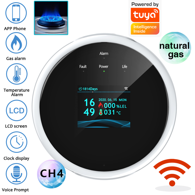 2.4G WiFi Gas Alarm Sensor Com - Smart Home Security System บทวิจารณ์และราคา