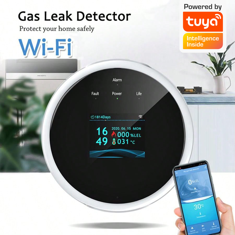 2.4G WiFi Gas Alarm Sensor Com - Smart Home Security System บทวิจารณ์และราคา