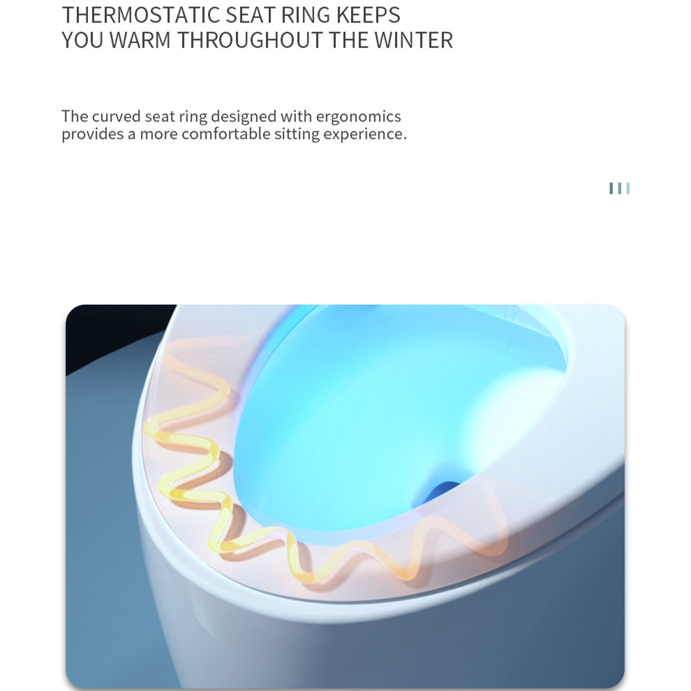 Smart Toilet-Heated Seat Dual- - Smart Night Light บทวิจารณ์และราคา