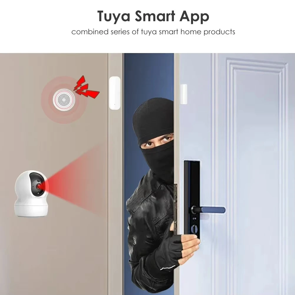 Tuya Zigbee/WiFi Magnetic Door - Door Window Sensor บทวิจารณ์และราคา