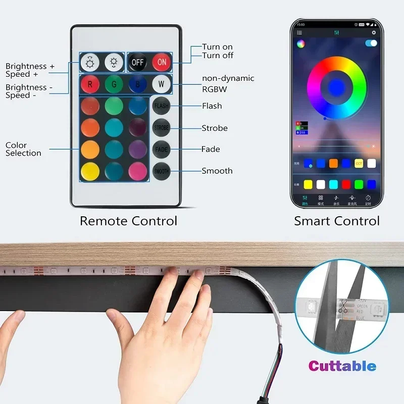 LED Strip Light Smart APP Remo - Smart Home Llm บทวิจารณ์และราคา