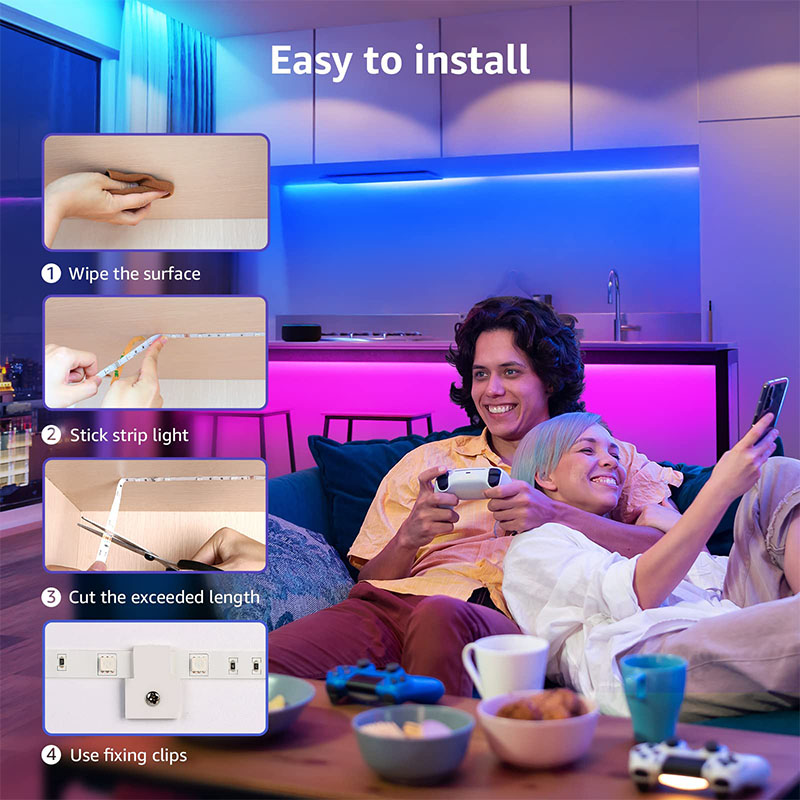 LED Strip Light Smart APP Remo - Smart Home Llm บทวิจารณ์และราคา