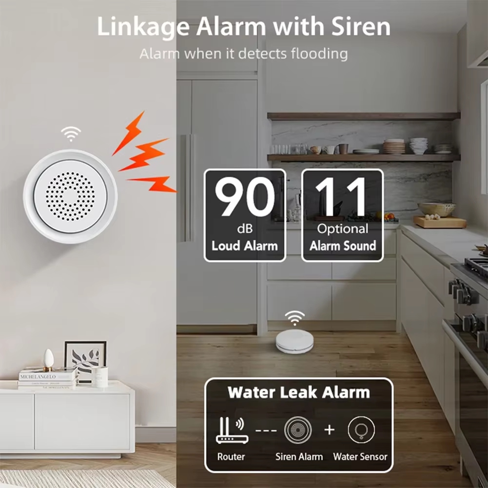 BTLIFE-Flood Detector With Sir - Smart Home Kits บทวิจารณ์และราคา