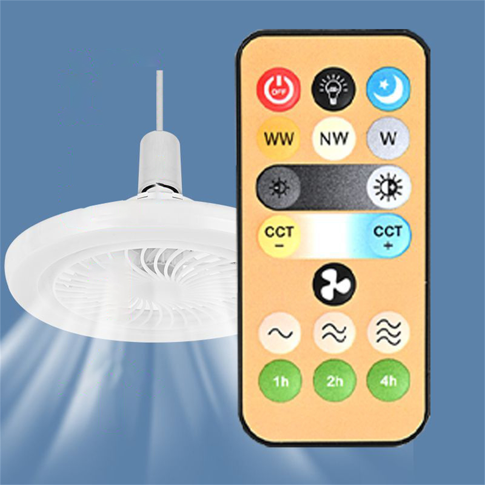 E27 Smart Fan Light Remote Con - Smart Home Ventilation System บทวิจารณ์และราคา