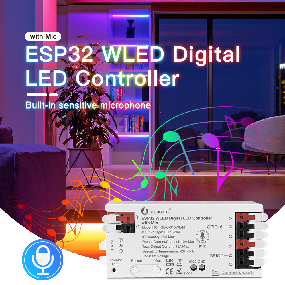 WLED Smart Wifi 360 Round Tube - Smart Home Llm บทวิจารณ์และราคา