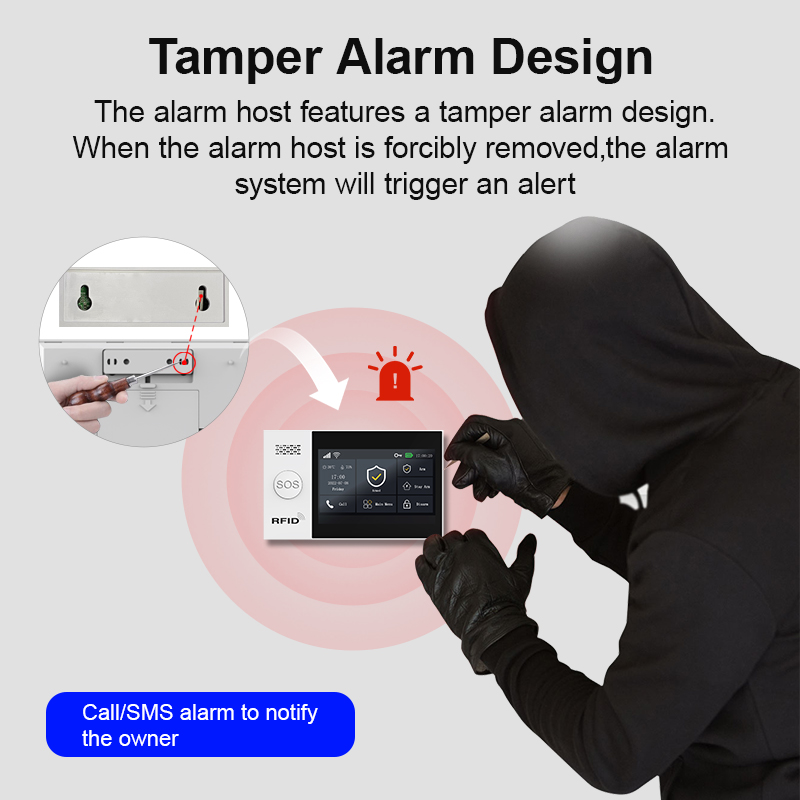 PGST 2G WiFi Alarm System Kit  - Smart Home Demo Kit บทวิจารณ์และราคา