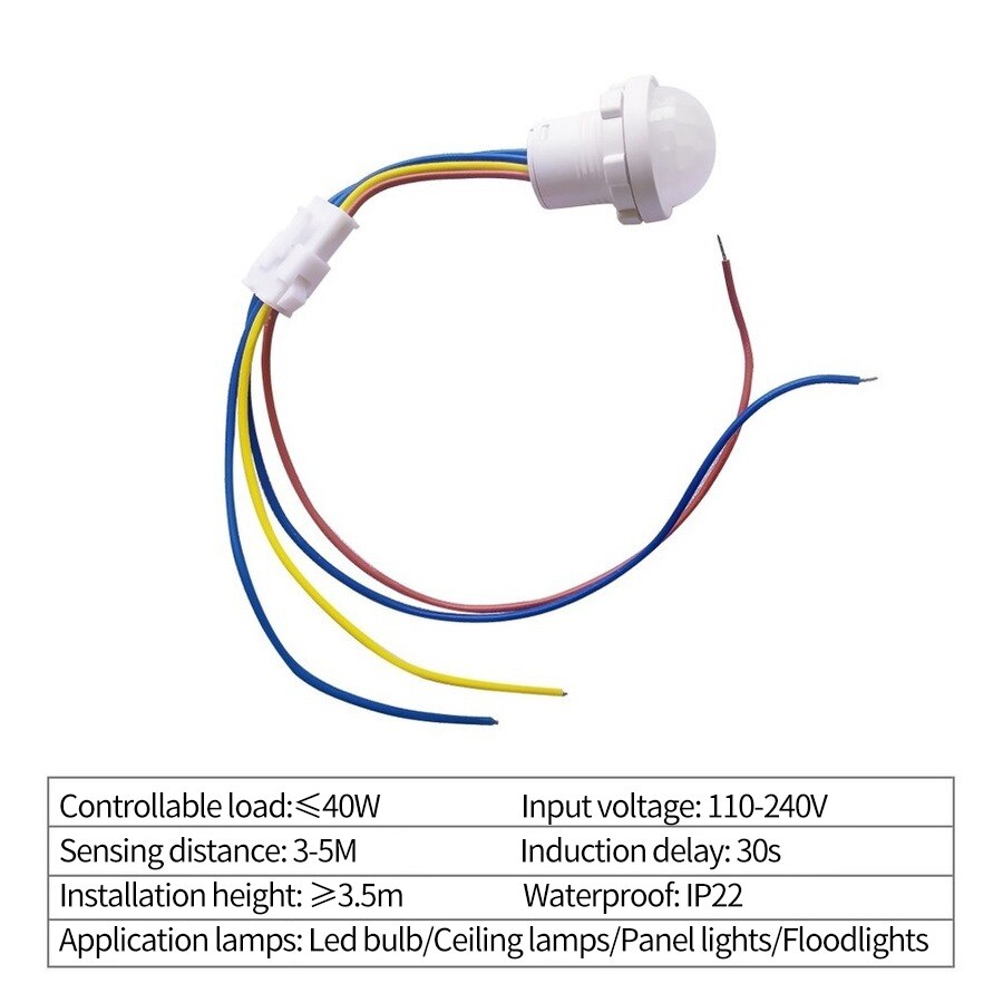 PIR Motion Sensor Detector Sma - Smart Home Furniture บทวิจารณ์และราคา