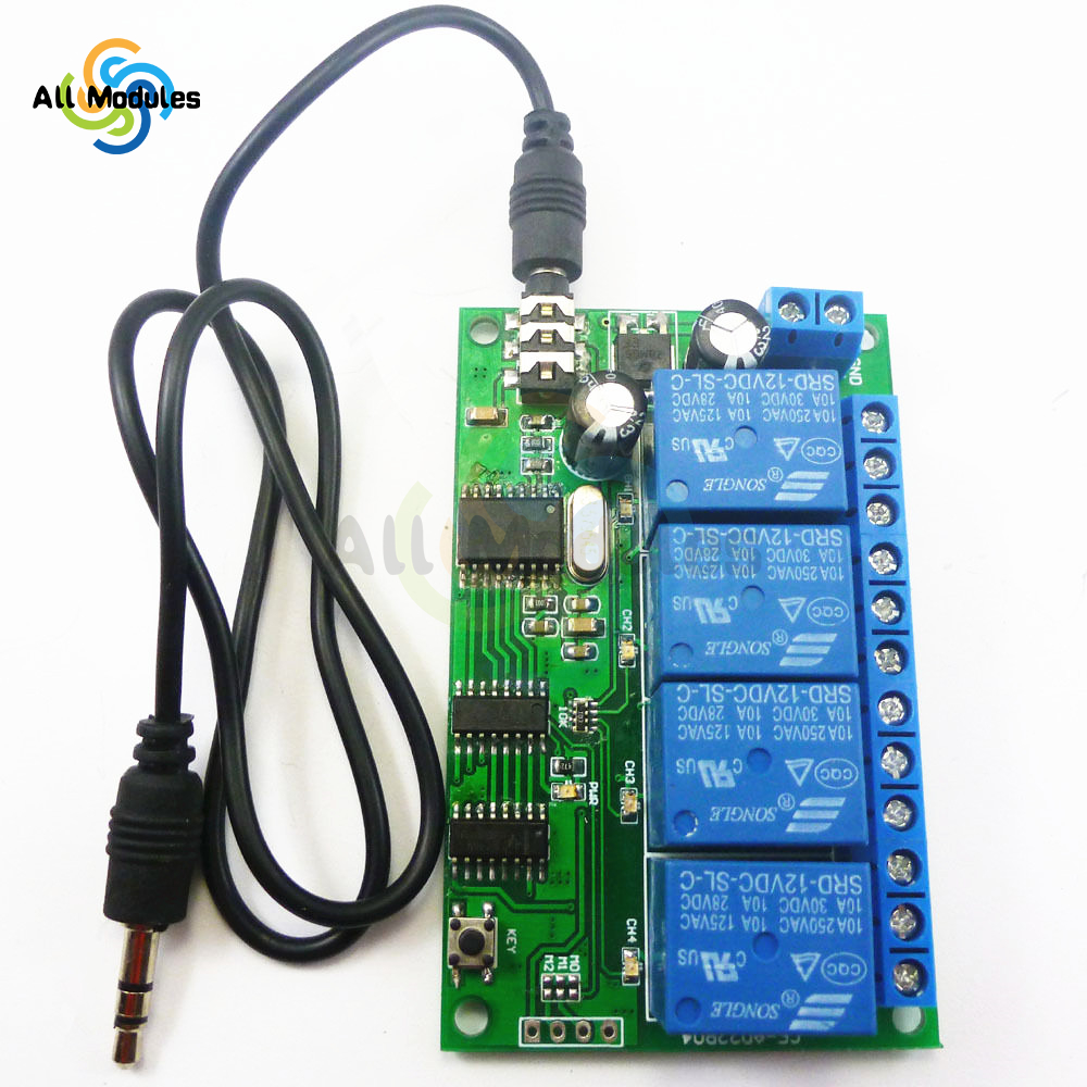 AD22B04 MT8870 4 Channel Relay - Smart Home With Plc บทวิจารณ์และราคา