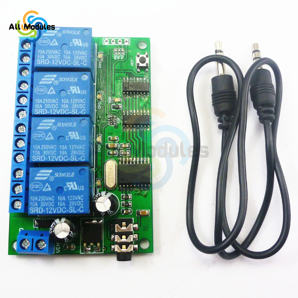 AD22B04 MT8870 4 Channel Relay - Smart Home With Plc บทวิจารณ์และราคา