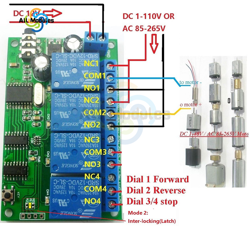 AD22B04 MT8870 4 Channel Relay - Smart Home With Plc บทวิจารณ์และราคา