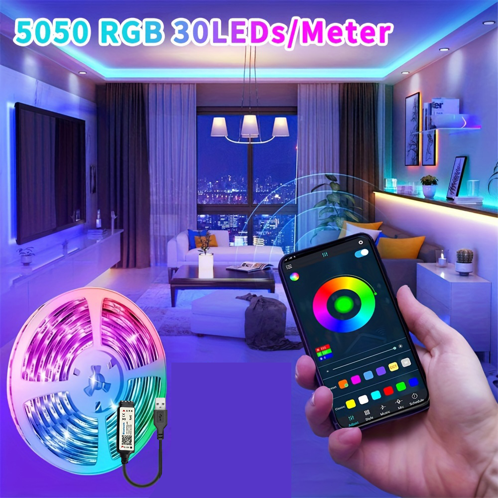 5V 5050 LED Strip Lights Room  - Smart Home Llm บทวิจารณ์และราคา