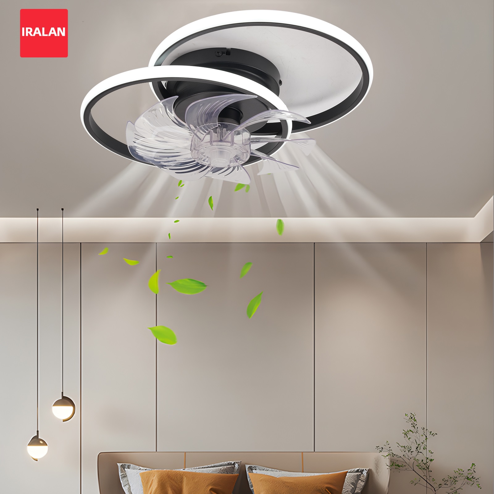 IRALAN Mute Ceiling Fan with L - Smart Home Ventilation System บทวิจารณ์และราคา