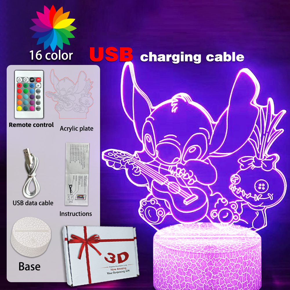 LED Night Light Illusion Stitc - Smart Night Light บทวิจารณ์และราคา