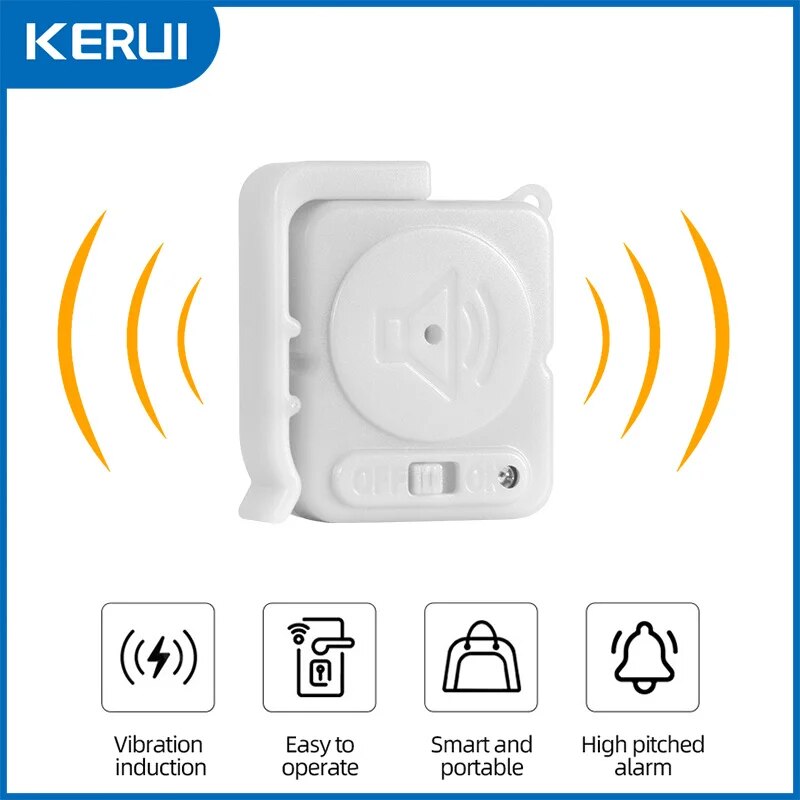 KERUI Wireless Vibration Alarm - Door Window Sensor บทวิจารณ์และราคา
