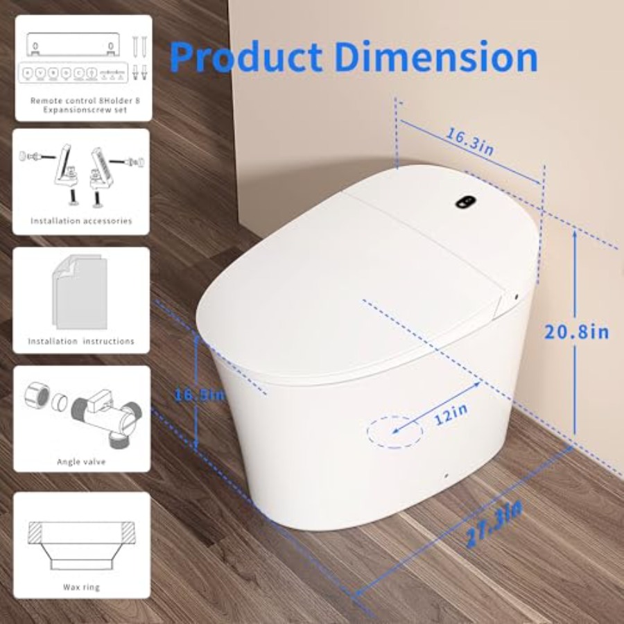 Smart Elongated Japanese Toile - Smart Night Light บทวิจารณ์และราคา