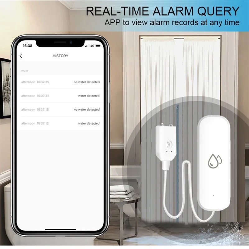 Smart Home Zigbee Water Leak D - Smart Home Security System บทวิจารณ์และราคา