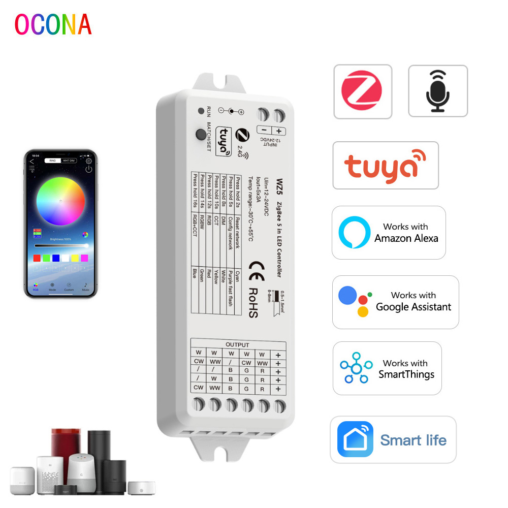 ZigBee 3.0 LED Controller 5-in - Smart Power Strip บทวิจารณ์และราคา
