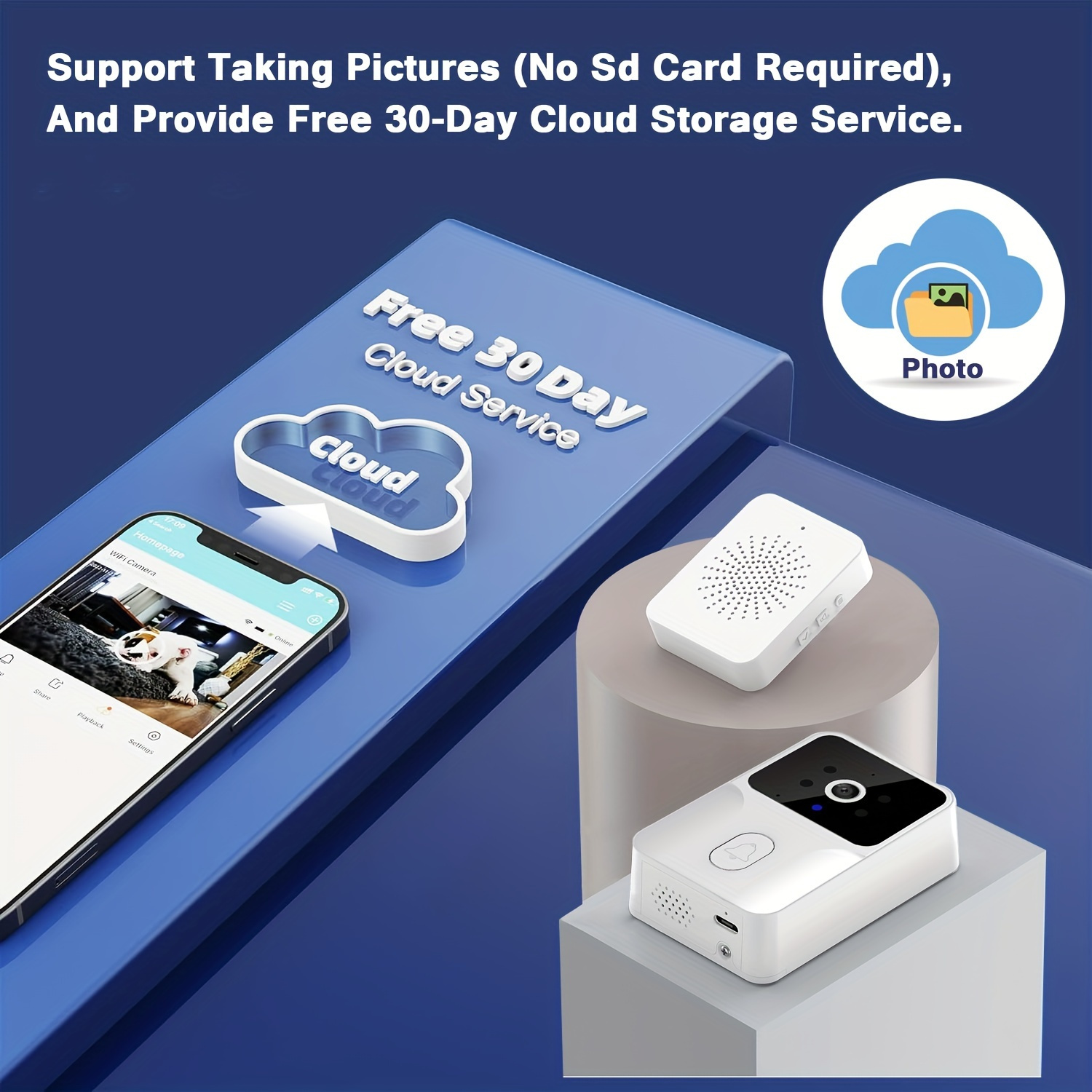 tuya Wireless smart video door - Smart Home Cctv บทวิจารณ์และราคา