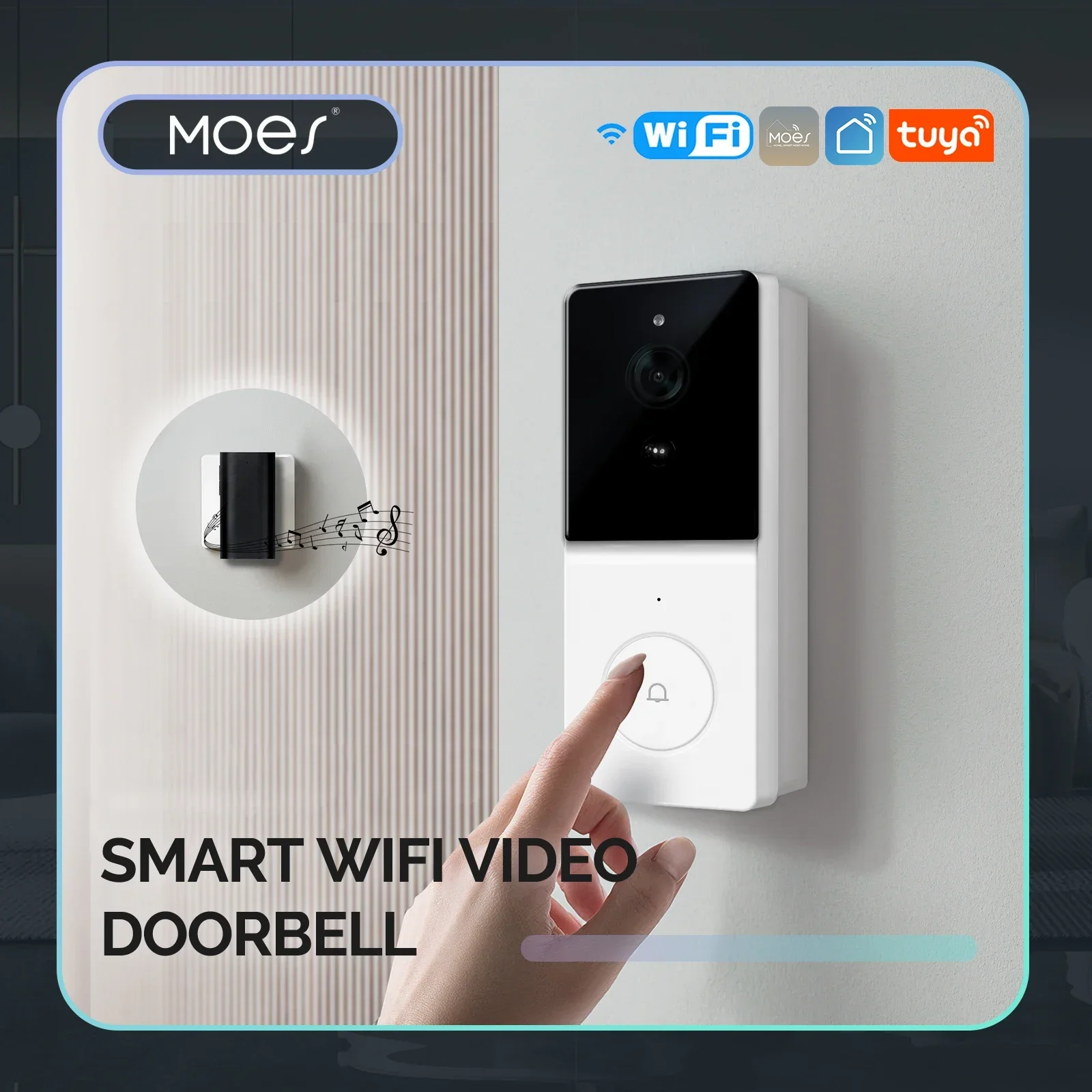 MOES Tuya Smart WiFi Video Doo - Smart Home Cctv บทวิจารณ์และราคา