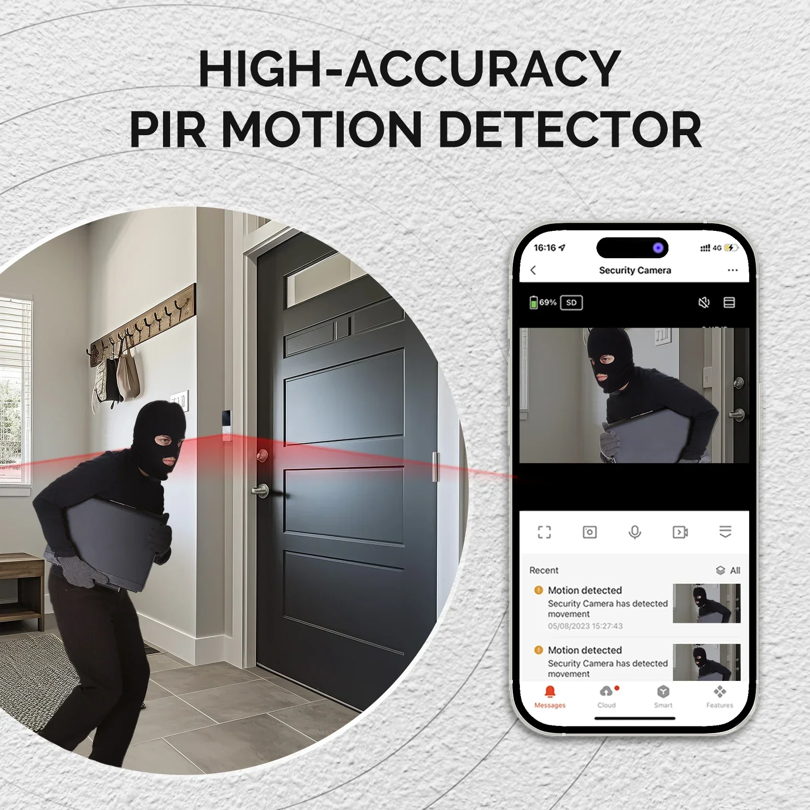 MOES Tuya Smart WiFi Video Doo - Smart Home Cctv บทวิจารณ์และราคา